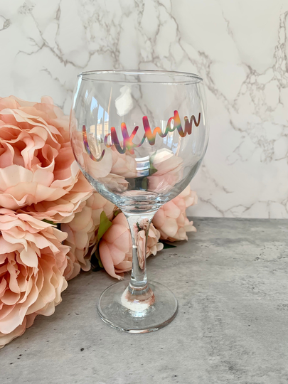 Personalised Gin Glass // Gin Lover Gift, 18Th Birthday Present, 21st Customised Glass, Gift For Her