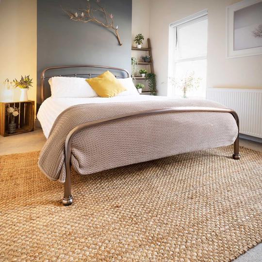 Natural Rustic Handwoven Jute Rug Large Sisal Seagrass Area Rugs Scandi Living Room Bedroom Nursery Runner