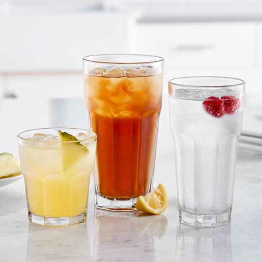 Gibraltar 18 Piece Glass Assorted Glassware Set