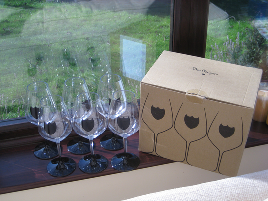 6 X Dom Perignon Champagne Acrylic Glasses, Ideal For By The Pool Or Hot Tub Or Al Fresco Dining, Mint Condition Never Been Used
