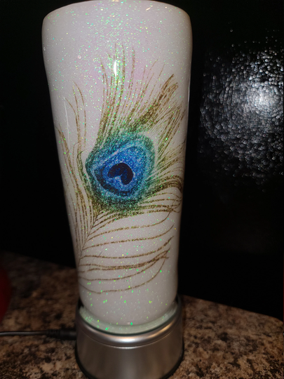 Peacock Feather Tumbler