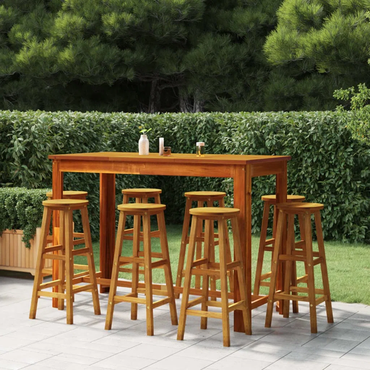 9 Piece Garden Bar Set