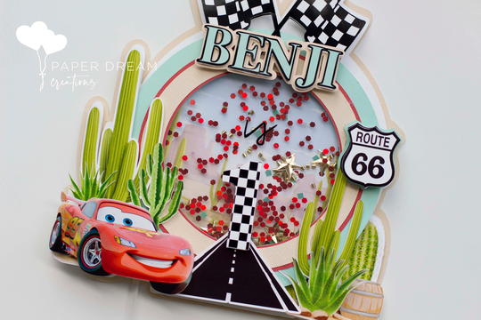 Cars Inspired Race Cake Topper/ Cars Decor/ Theme Topper