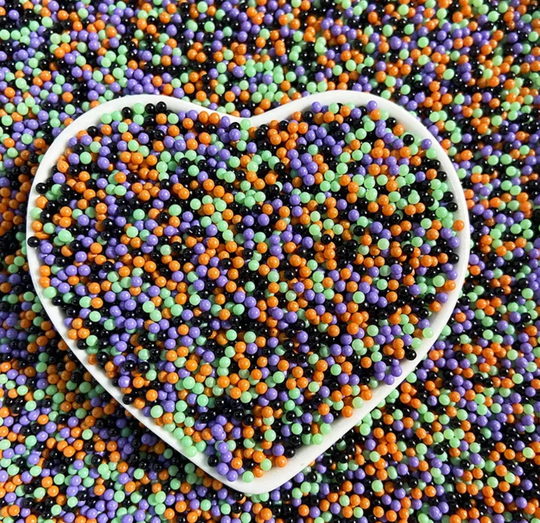 10G Acrylic Tiny Balls , Bubbles Shaker Filler Slime Glitter Supplies , Resin Art