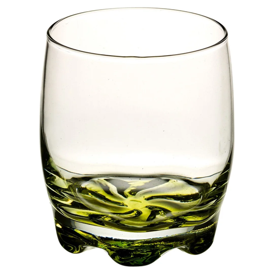 Curved 290ml Glass Drinking Glass