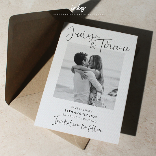 Photo Save The Date Magnet, Dates, Polaroids, Invites, Simple Date, Invitation, Personalised, Simple, Beau