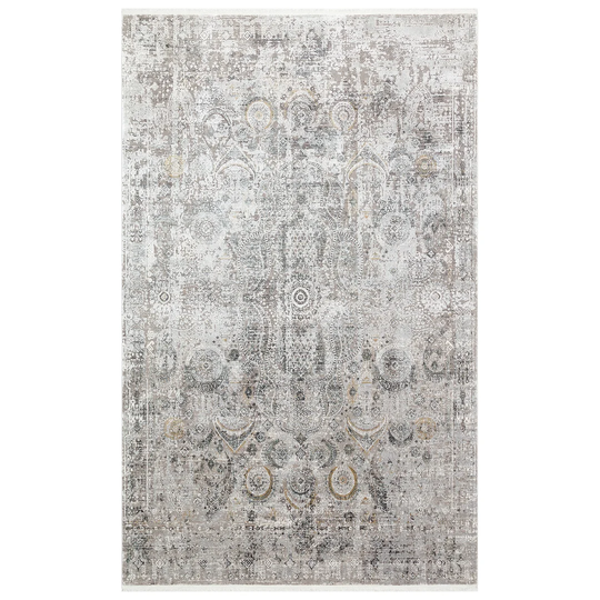 Renick Machine Woven Light Grey Rug