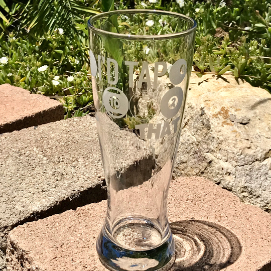 Laser Engraved Beer Glass, Fun Pilsner Custom Groomsman Gift, Fathers Day Birthday Wedding Favor