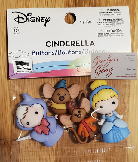 Cinderella Button/Embellishments
