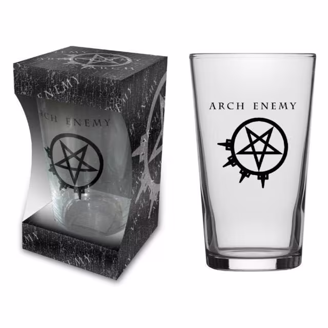 Arch Enemy Pint Beer Glass , New in Full Colour Display Box