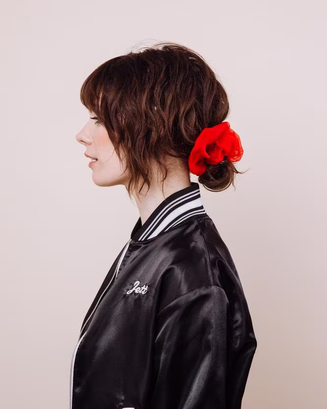 Silk Mega Scrunchie - Susie Q Cherry