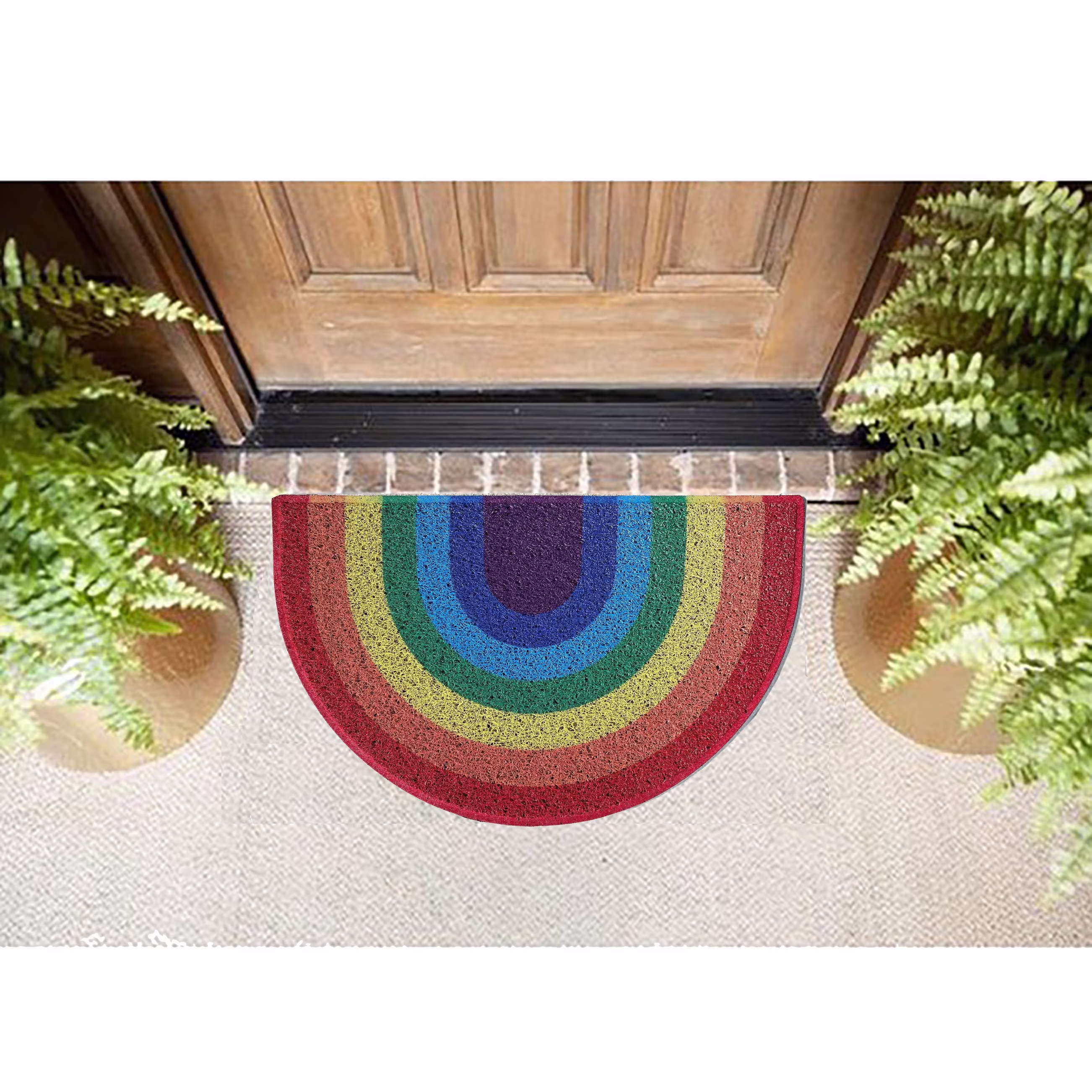 Rainbow Door Mat | Home Washable Front Entrance Gay Pride Month Gift 3 Designs 70x44cm