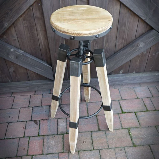 Bradbury Height Adjustable Swivel Bar Stool