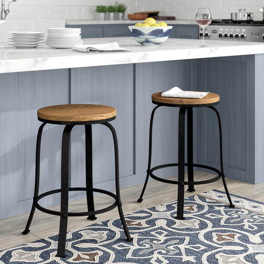 Fortville 60.96cm Swivel Bar Stool