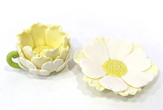 3D Peony Silicone Mold Soap Silicone Resin Peony Flower Teacup Soap