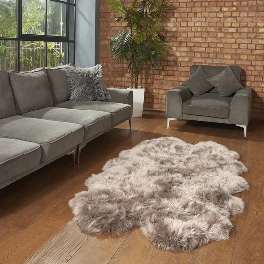 Kierra Sheepskin Mink Rug