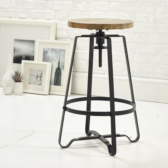 Ashbury Height Adjustable Swivel Bar Stool