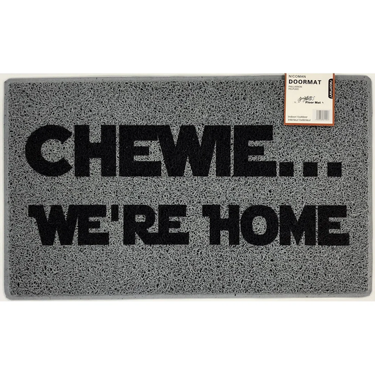 Chewie ...We're Home Door Mat