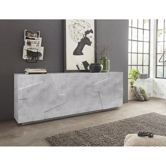 Longford 220 Cm Wide 3 Drawer Sideboard