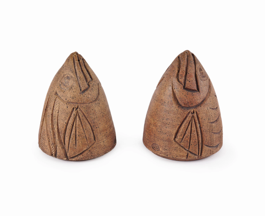 Ceramic Fish Head Shaker Set Salt Pepper Shakers