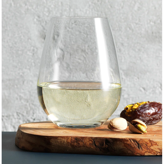 Judge Crystalline Glassware, 4 Piece Stemless Wine Glass Set, 400ml