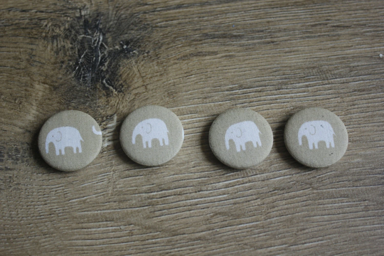 Elephant Magnets, Elephant Print, Gift, Lover Set Of New Home House Warming, Fridge Magnets