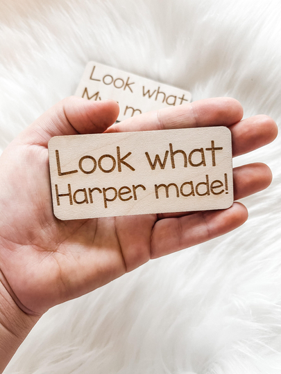 Look What I Made - Personalized Art Display Magnet Personalized Kids Gifts For