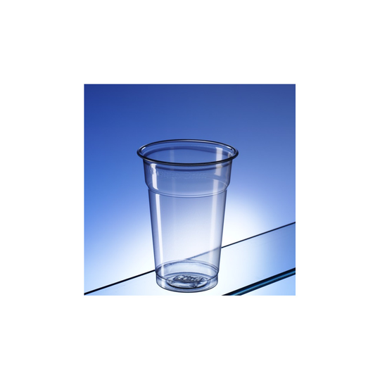 (Sleeve of 50) Recyclable Half-Pint Glasses PET 300ml