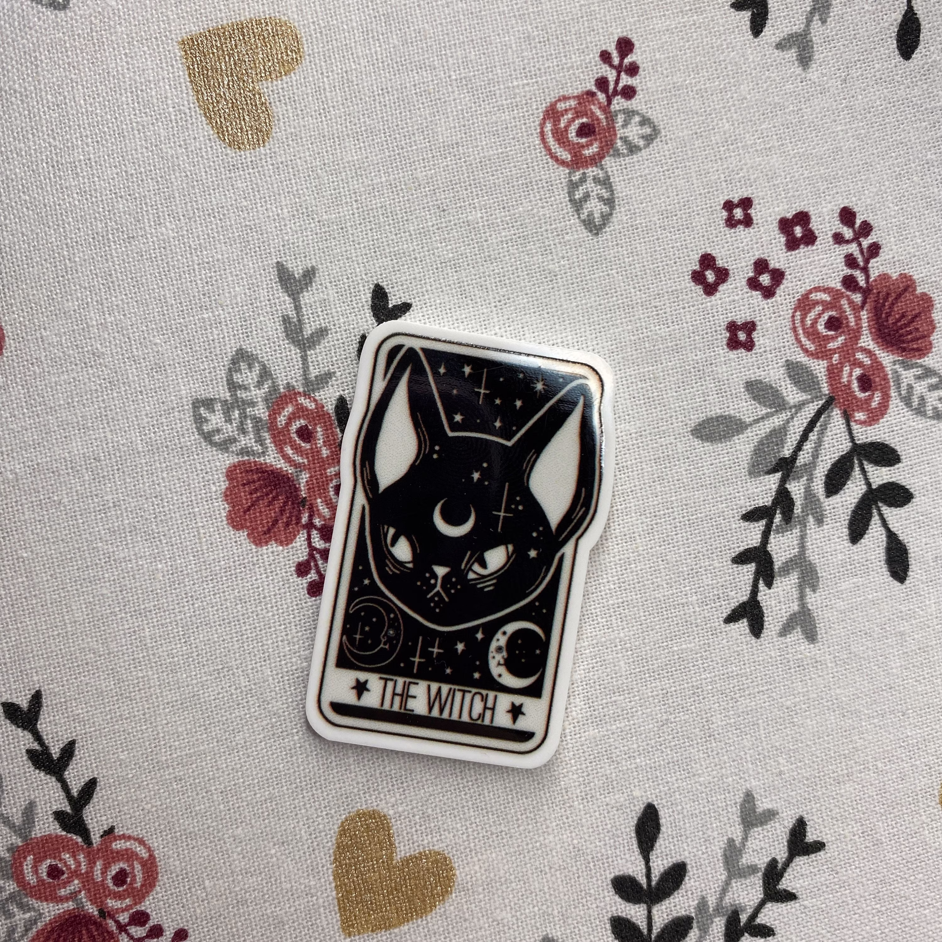 The Witch Tarot Card/Cat Needle Minder