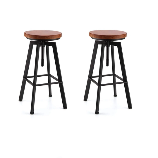 Halvard Height Adjustable Swivel Bar Stool