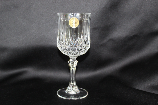 Wine Glass Longchamp Clear By Cristal D'arques Durand 6.5" Tall 2.5