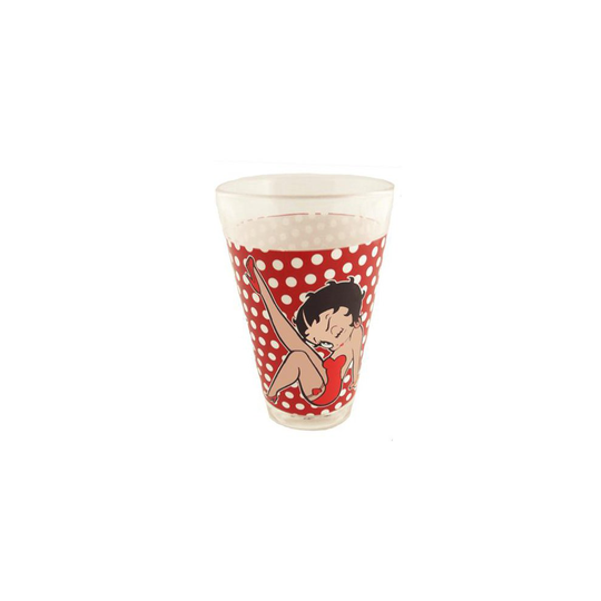 Betty Boop Half Pint Glass Polka Dots