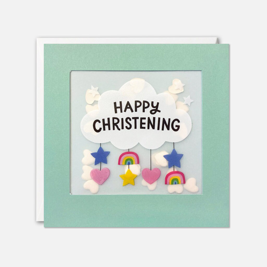 Cloud Mobile Christening Card With Paper Confetti - Shakies By James Ellis