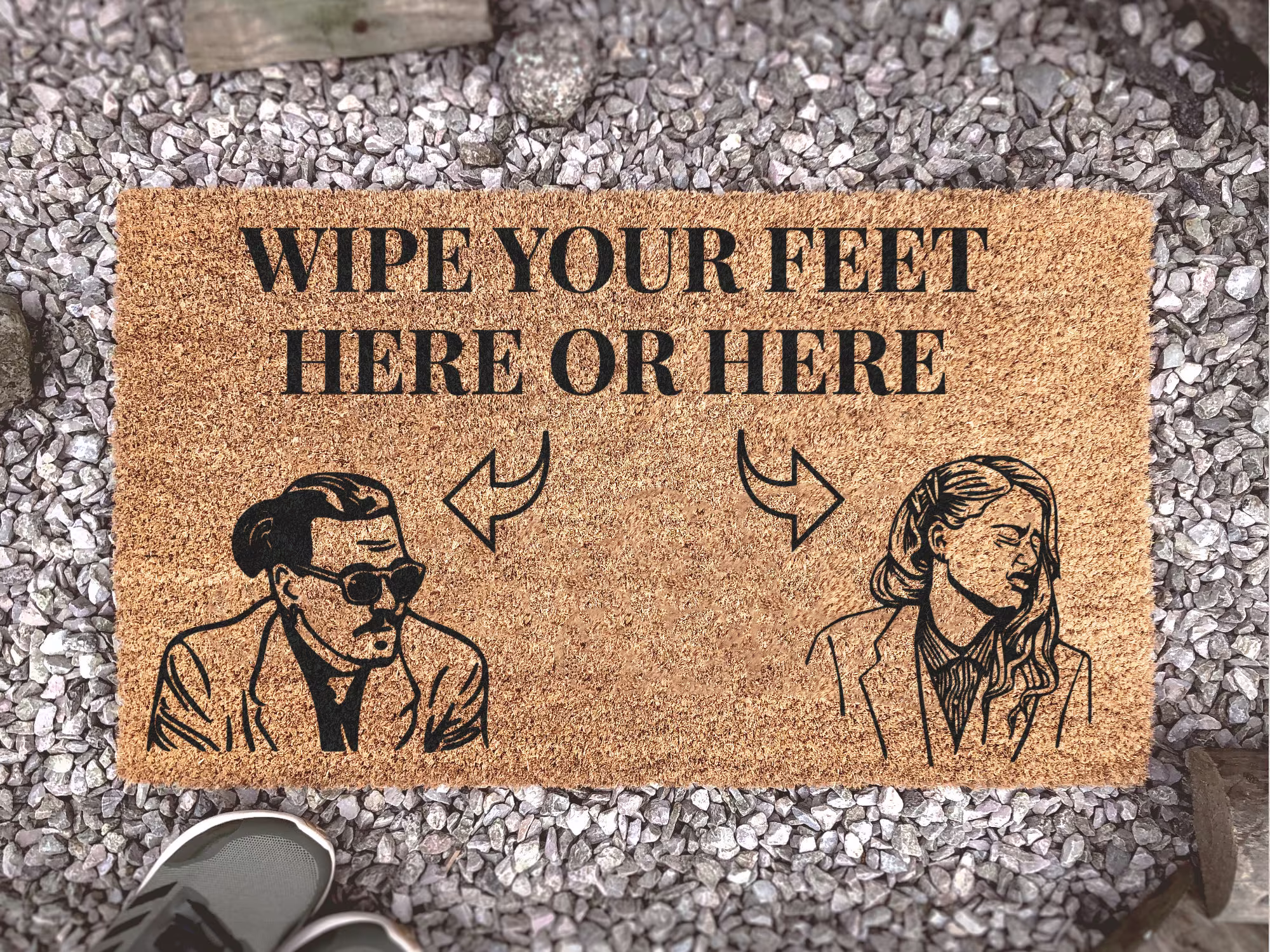 Wipe Your Feet Doormat - Amber Heard Funny Court Case Here Depp Vs Johnny Turd
