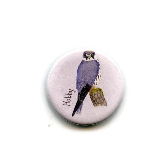 Hobby Magnet, Bird Of Prey, 38mm Round Button Fridge Memo Board