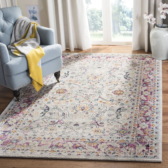 Swope Looped/Hooked Ivory Rug