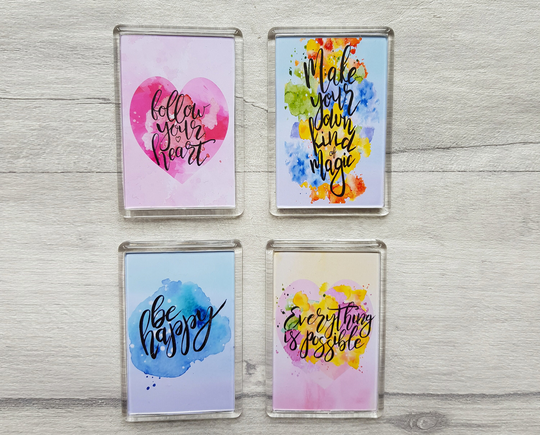 Motivational Magnet - Fridge Set Gift For Her Inspirational To Inspire Stocking Filler Secret Santa