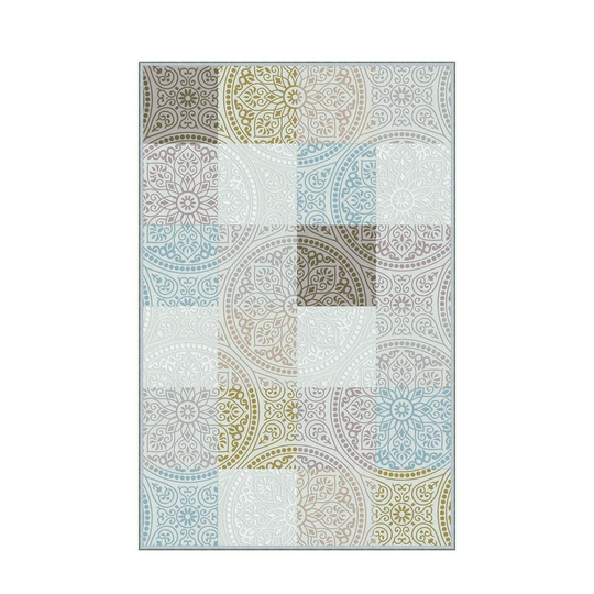 Hoff Flatweave Brown/Blue/Ivory Rug