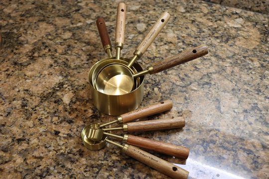 Brass Measuring Cups/Scoops/Spoons