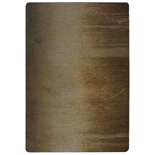 Mathews Grunge Texture Shaggy Brown Rug