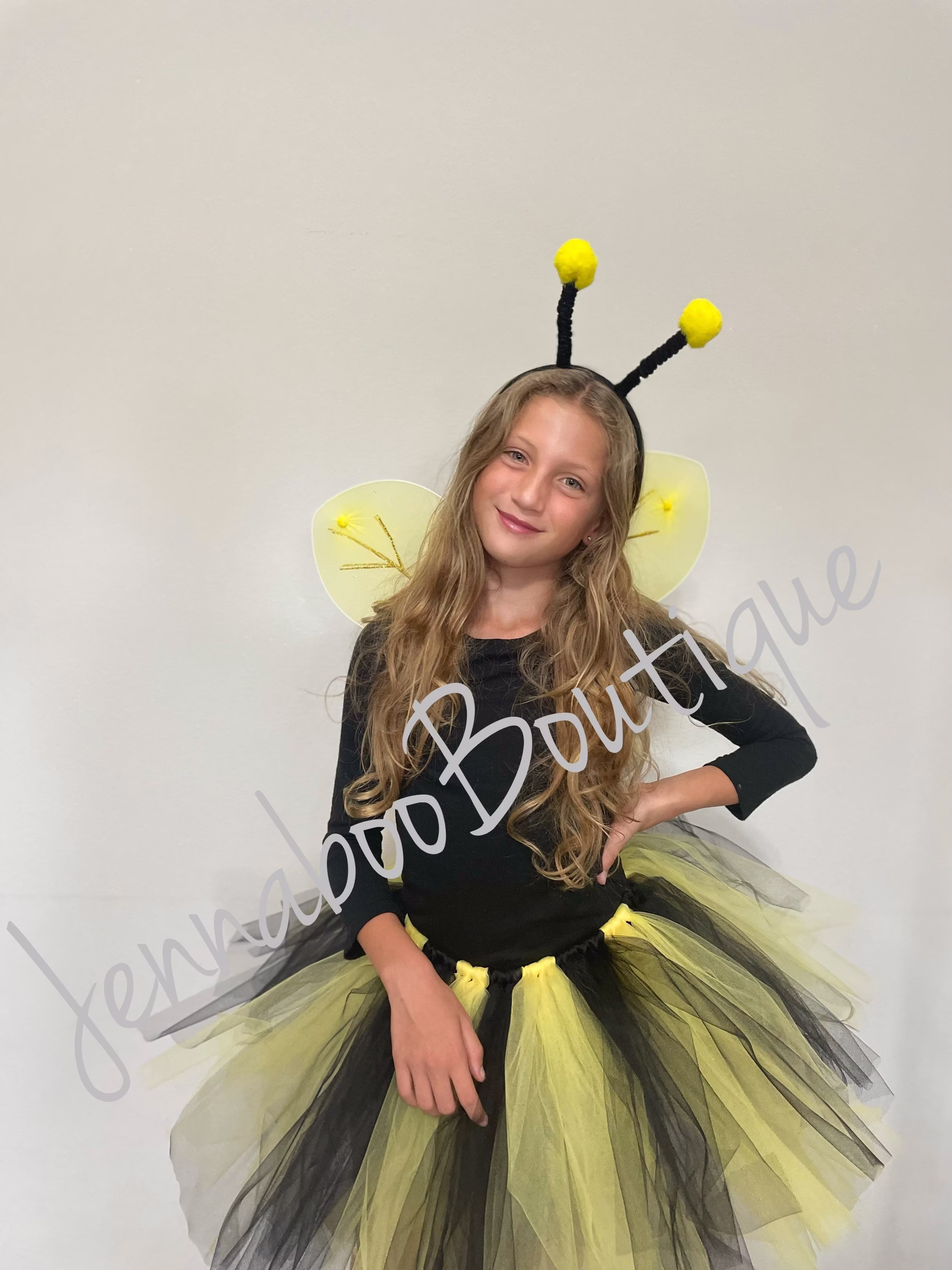Bee Costume, Kids Bee Halloween Wings, Headband, Bumble Tutu, Baby