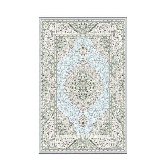 Broaddus Flatweave Green/Ivory/Blue Rug