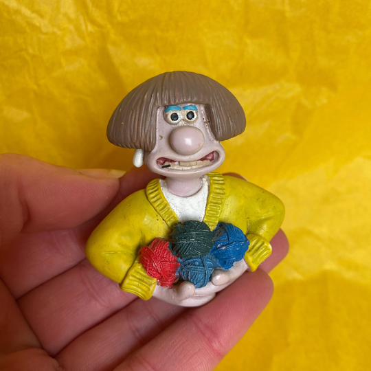 Vintage Wallace & Gromit Gwendoline Fridge Magnet Collectable // Collectables Bbc Tv Show Aardman Animations
