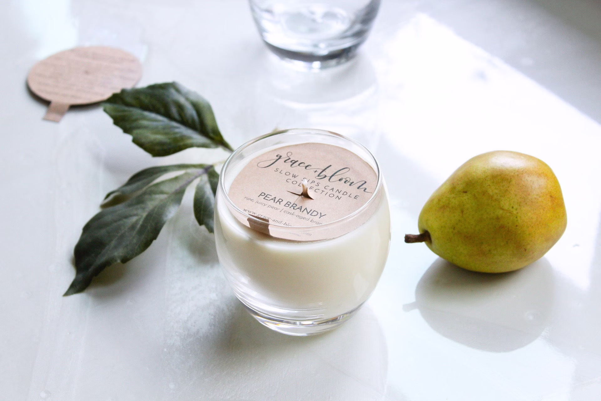 Cocktail Candle Choose A Scent | Whiskey Wine Glass, Bourbon Foodie Lover Gift, 21st Birthday Hostess Gift