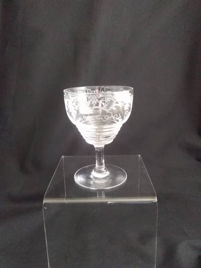 stuart Crystal 1920's Small Wine Glass