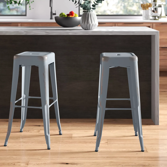Iowa Park Metal 76cm Bar Stool