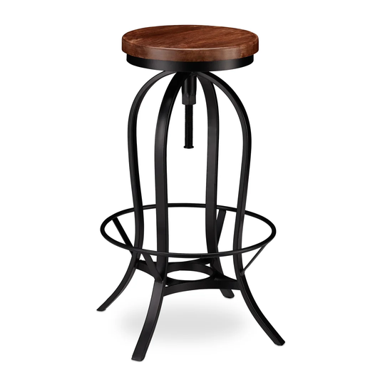 Dufrene Height Adjustable Swivel Bar Stool