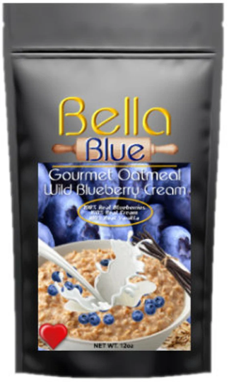 Wild Blueberry Vanilla Cream Oatmeal Blend- Packaged Mixes - Homemade Meals Breakfast Mix