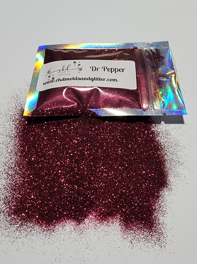 Dr Pepper Red Glitter