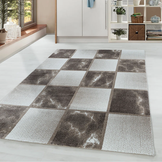 Laymon Flatweave Brown Rug